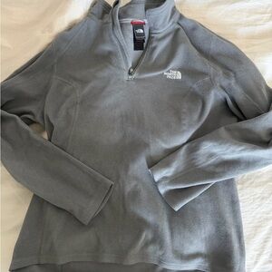 The North Face Zip-Up Gray Sweater